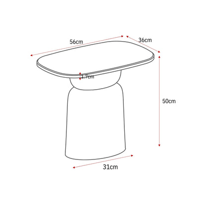 Table basse Nuvé Botticino Marbre Naturel 100cm Starfurn