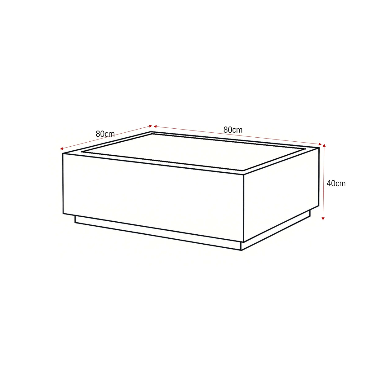 Table basse Nuvé Botticino Marbre Naturel 100cm Starfurn