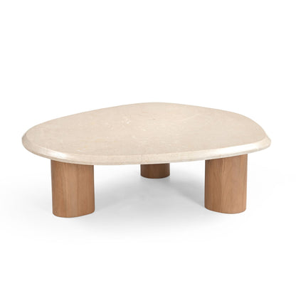 Table basse Nuvé Botticino Marbre Naturel 100cm Starfurn