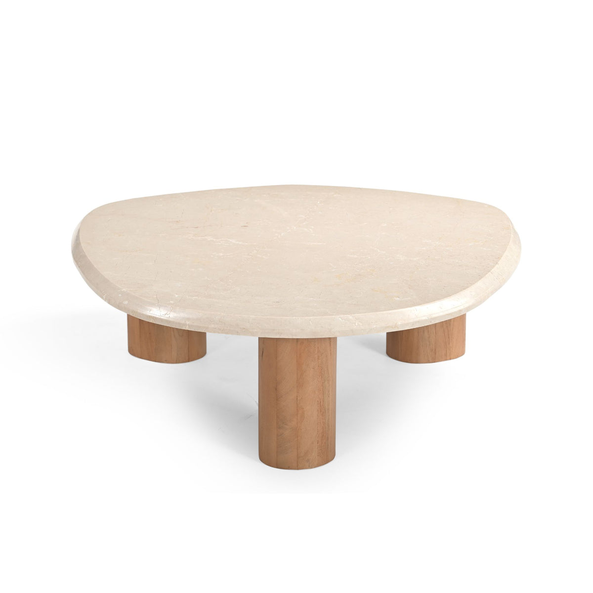 Table basse Nuvé Botticino Marbre Naturel 100cm Starfurn