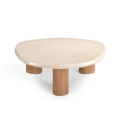Table basse Nuvé Botticino Marbre Naturel 100cm Starfurn