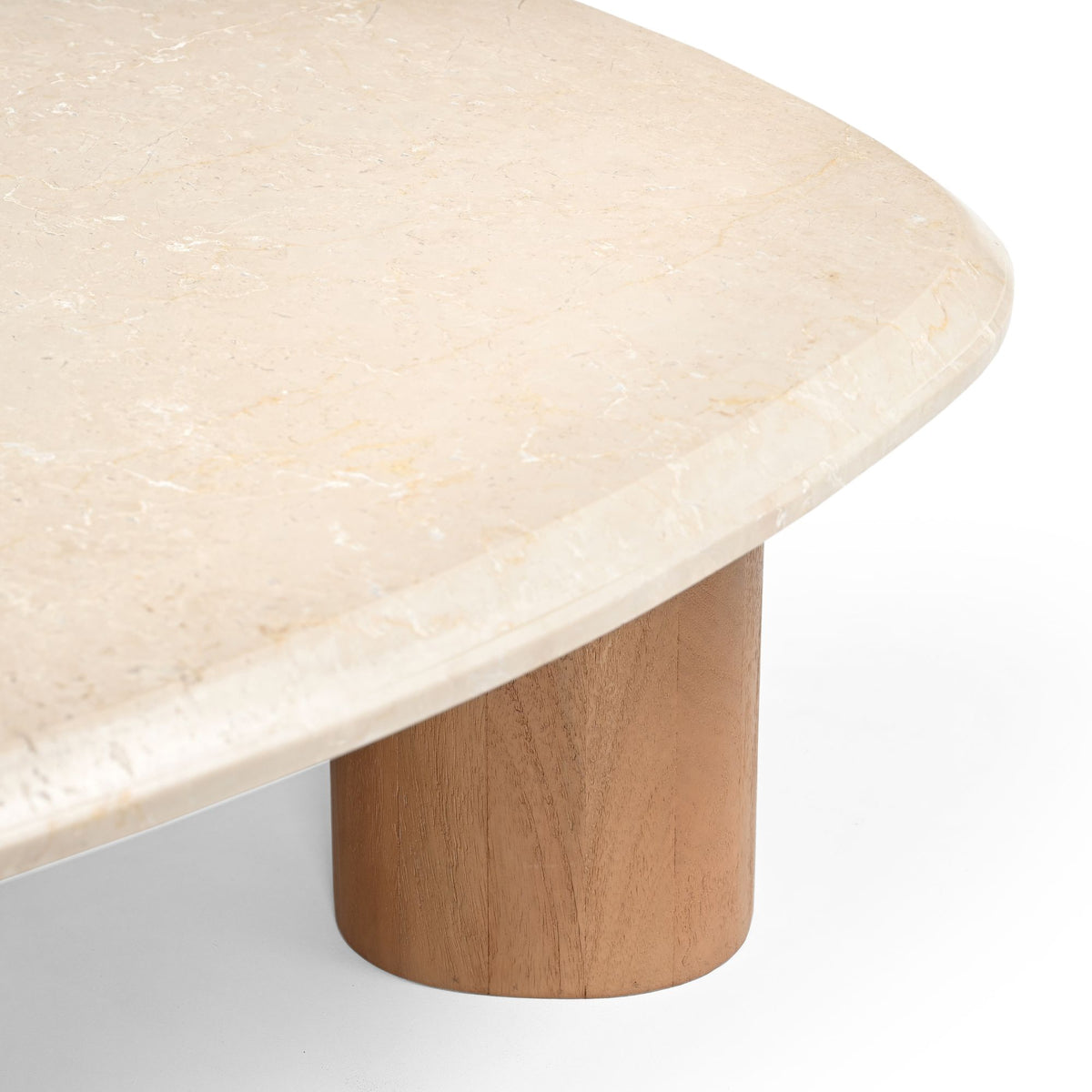 Table basse Nuvé Botticino Marbre Naturel 100cm Starfurn