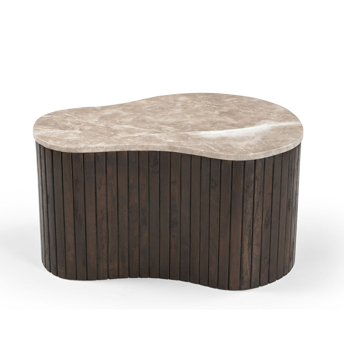 Table basse Nomi en bois de manguier marron 70 cm Starfurn