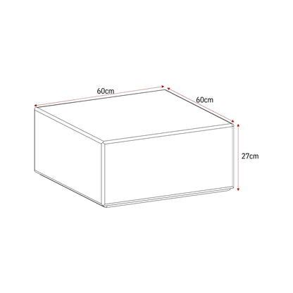 Table basse Elias blanche 60 cm Starfurn