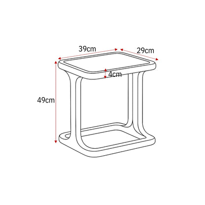 Table basse Elias blanche 60 cm Starfurn