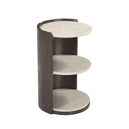 Table de chevet Niva Botticino Marbre 29cm Starfurn