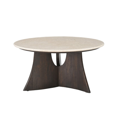 Table basse Milo Botticino Marbre 80cm Starfurn