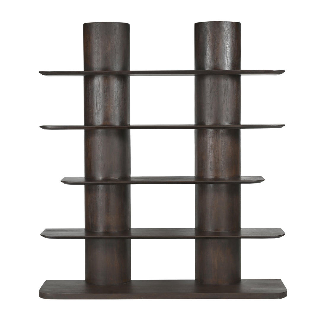 Bibliothèque Finn Bois de manguier Marron 180cm Starfurn