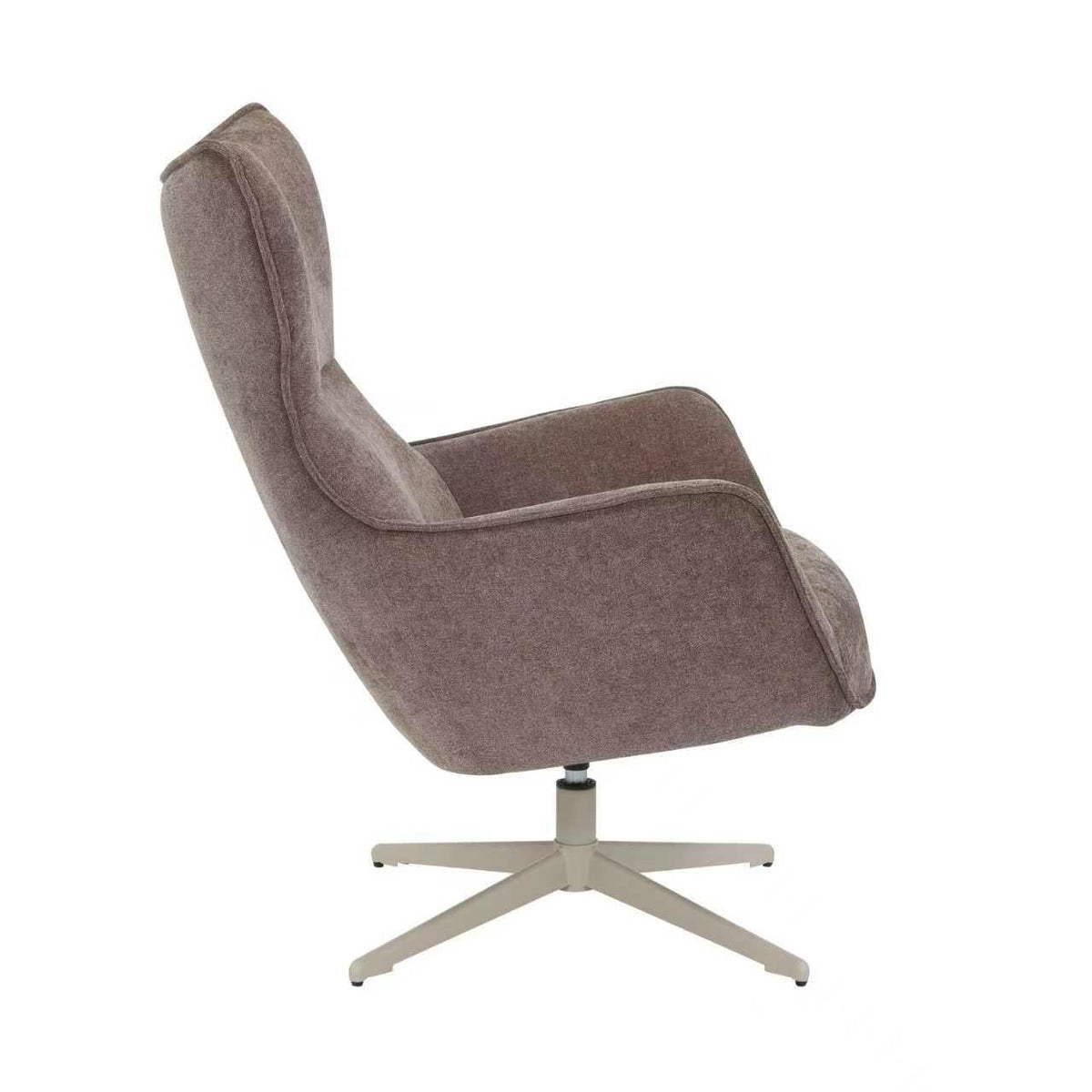 Fauteuil Julia Tissu Marron Starfurn