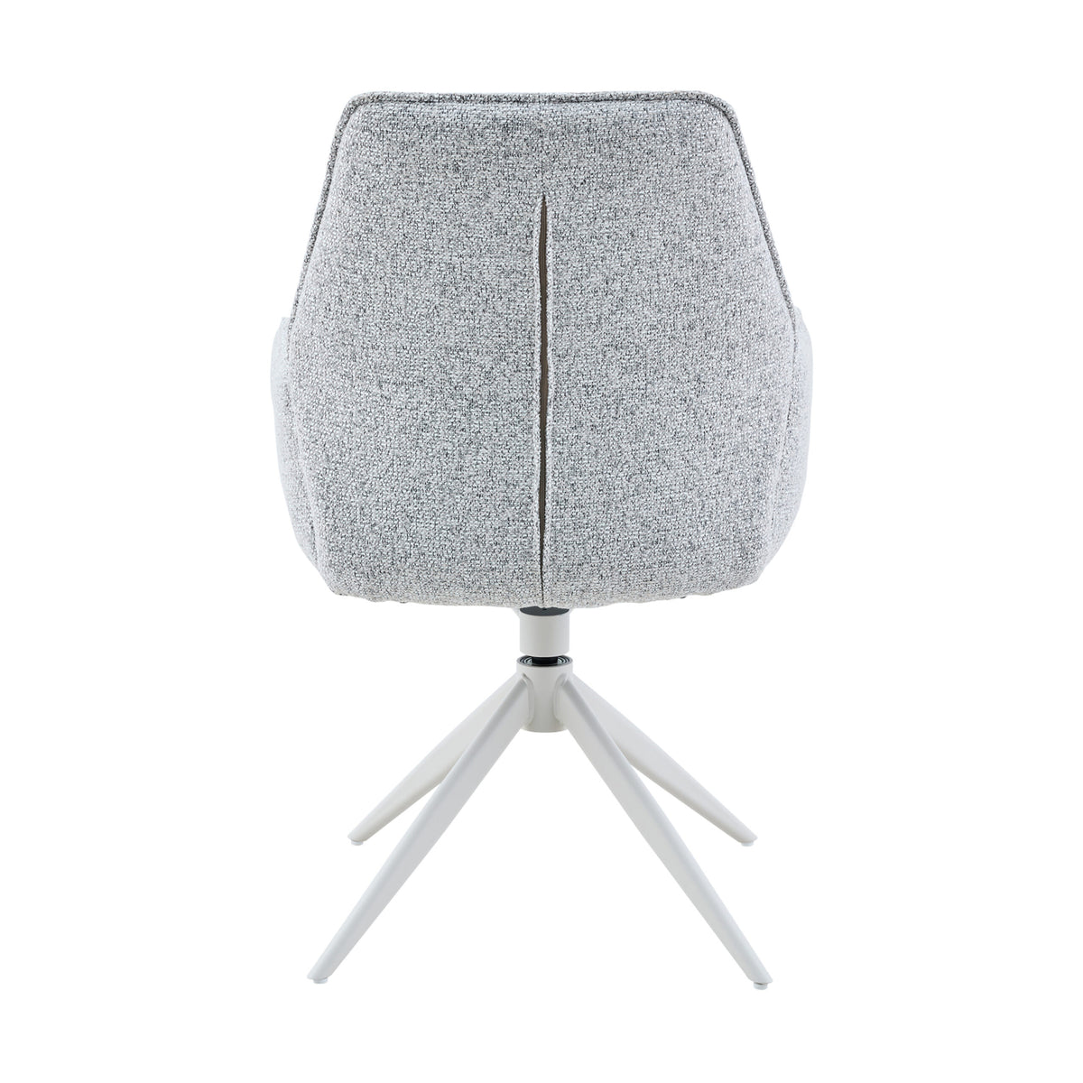 Chaise de salle à manger Hera en tissu beige avec accoudoirs Starfurn