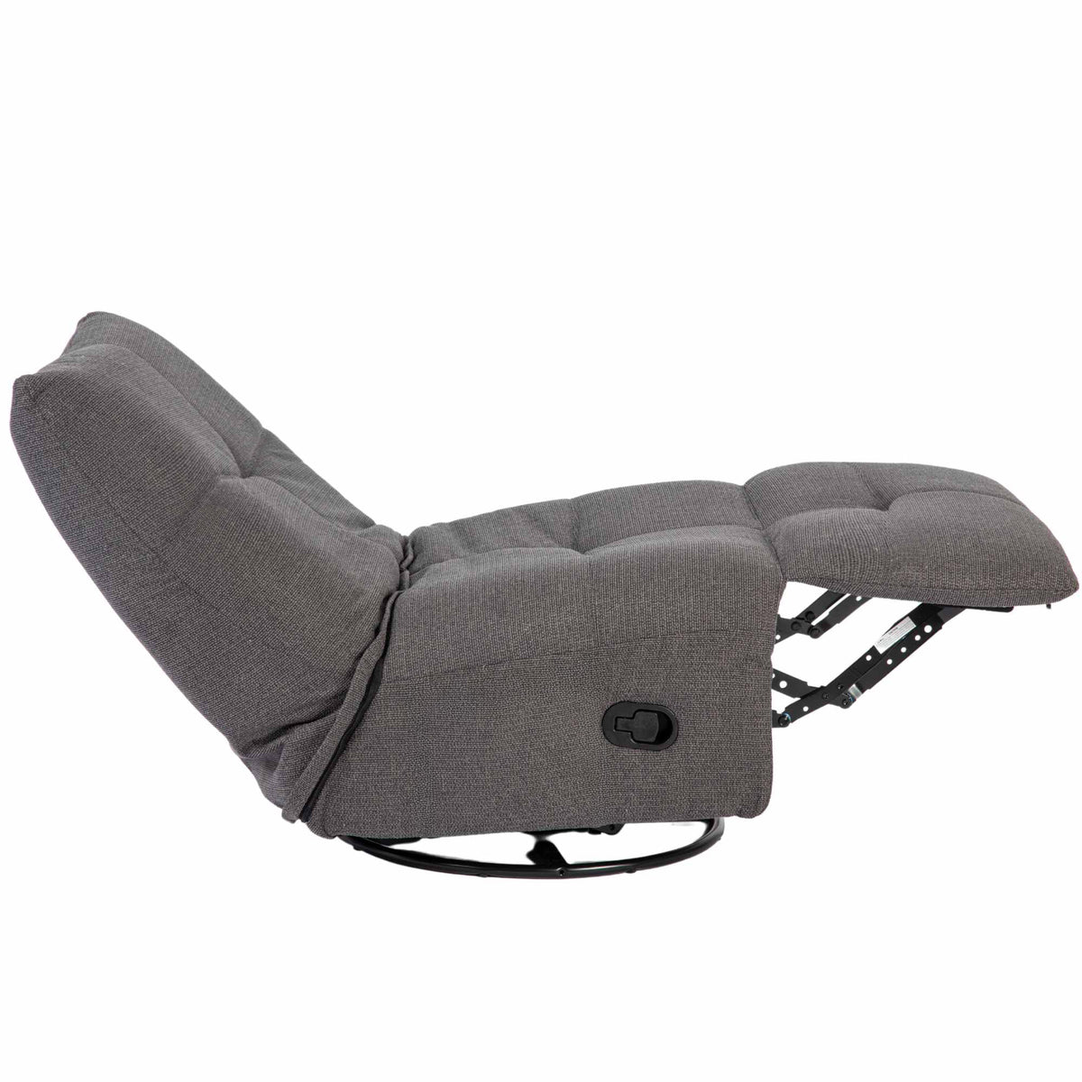 Fauteuil relax Lazy Tissu Gris foncé Starfurn