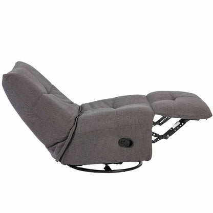 Fauteuil relax Lazy Tissu Gris foncé Starfurn