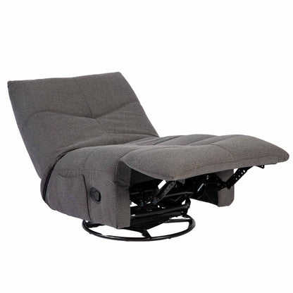 Fauteuil relax Lazy Tissu Gris foncé Starfurn