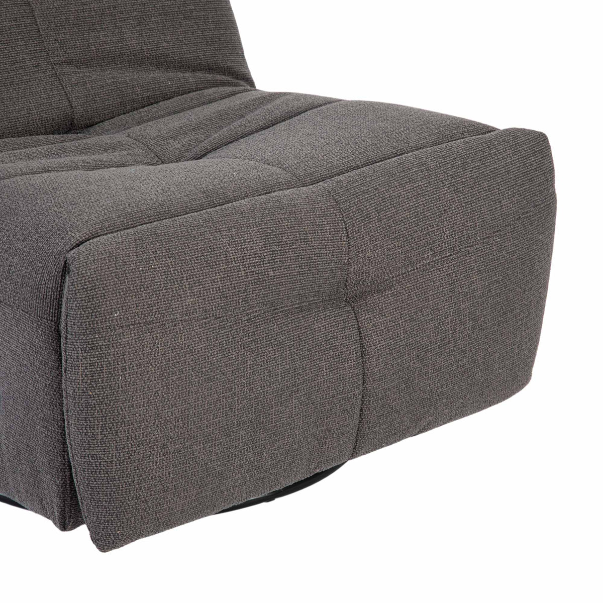 Fauteuil relax Lazy Tissu Gris foncé Starfurn