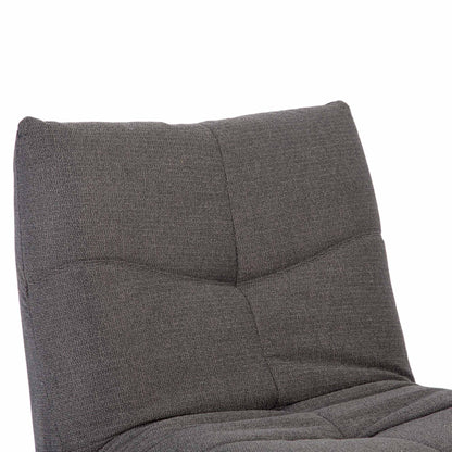 Fauteuil relax Lazy Tissu Gris foncé Starfurn