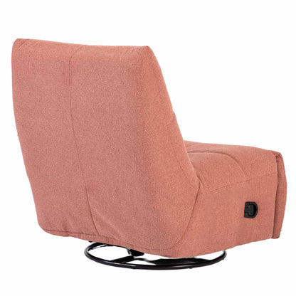 Fauteuil relax Lazy Tissu Rose Starfurn