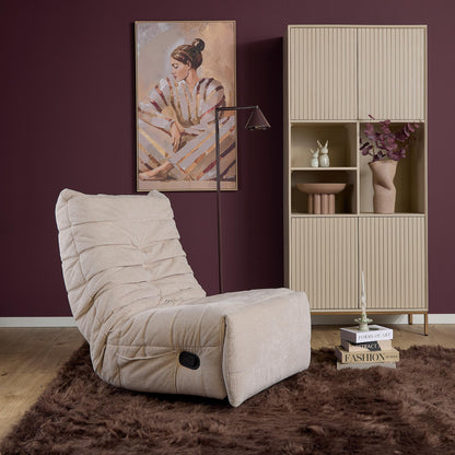 Fauteuil relax Zen Tissu Beige Starfurn
