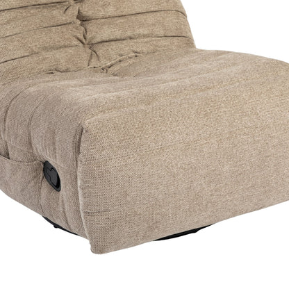 Fauteuil relax Zen Tissu Taupe Starfurn