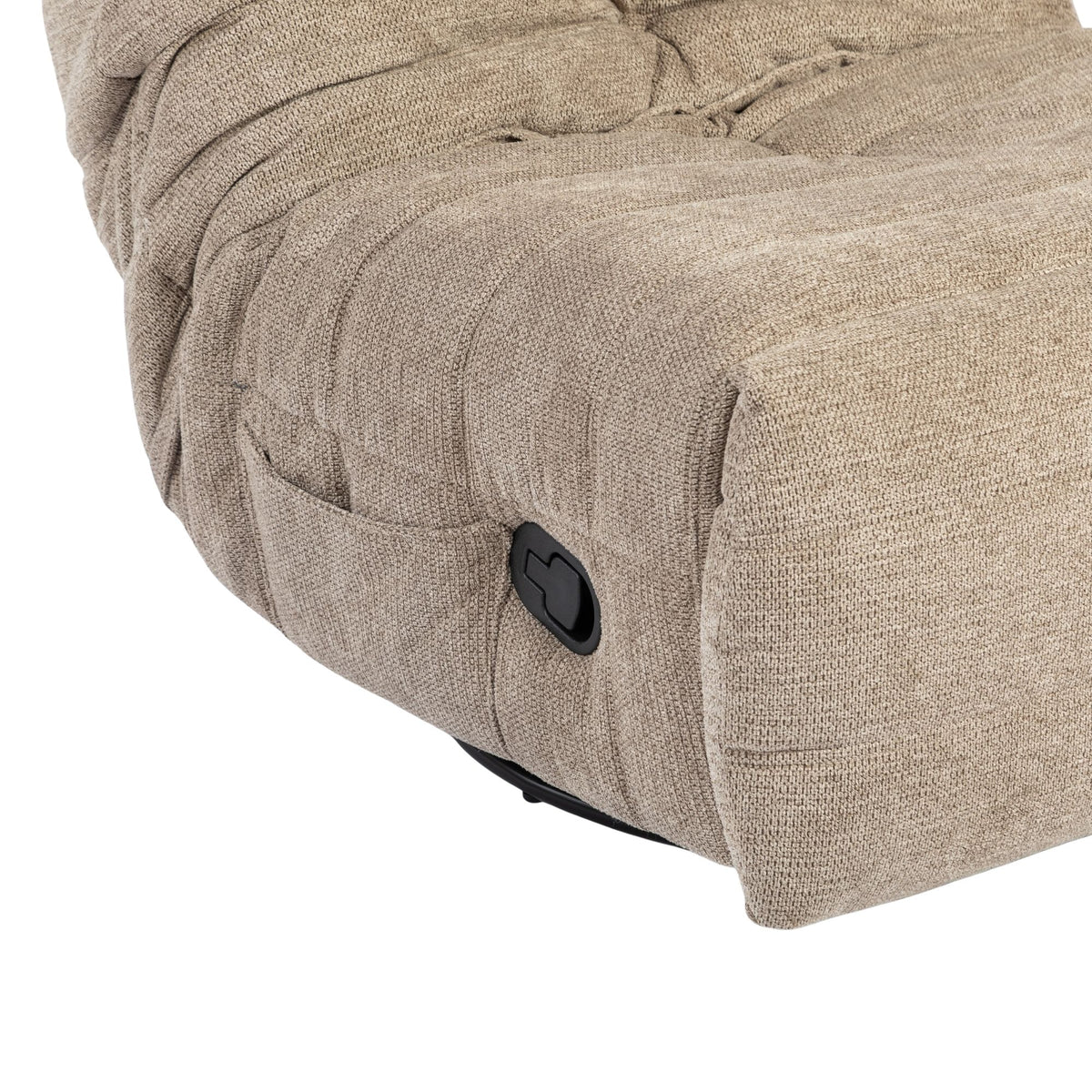 Fauteuil relax Zen Tissu Taupe Starfurn