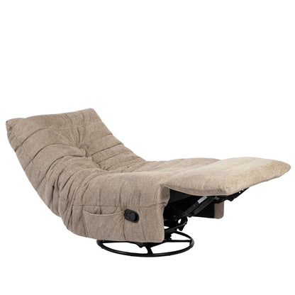 Fauteuil relax Zen Tissu Taupe Starfurn