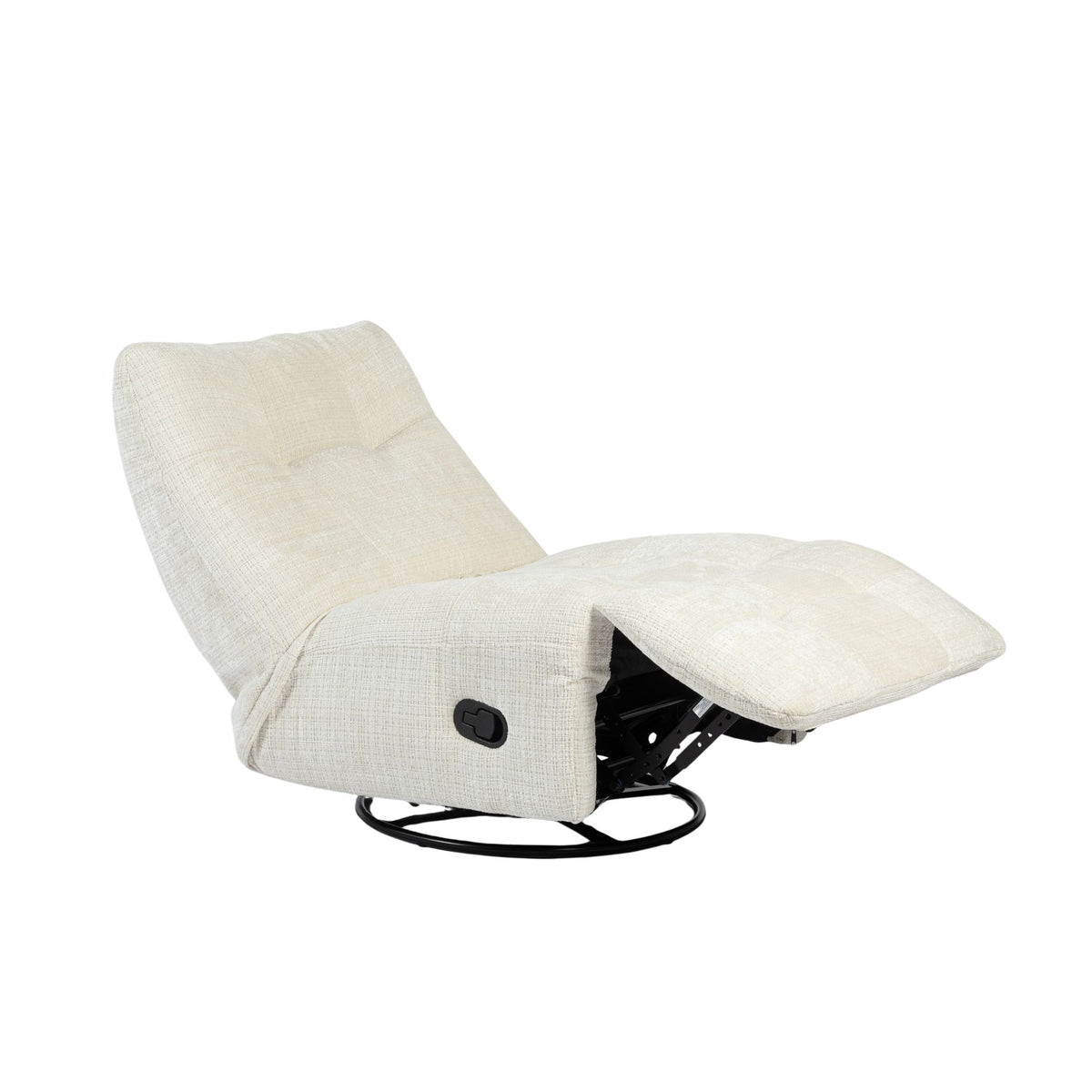 Fauteuil relax Chill Tissu Blanc cassé Starfurn