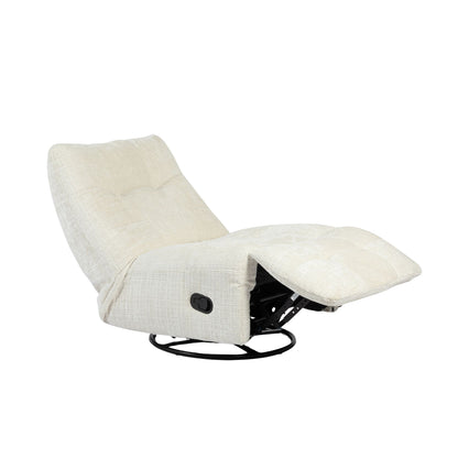 Fauteuil relax Chill Tissu Blanc cassé Starfurn