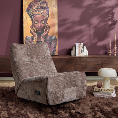 Fauteuil relax Chill en tissu Clay Starfurn