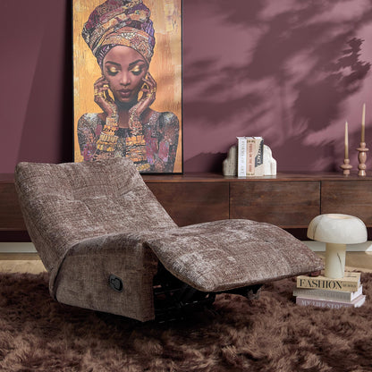Fauteuil relax Chill en tissu Clay Starfurn