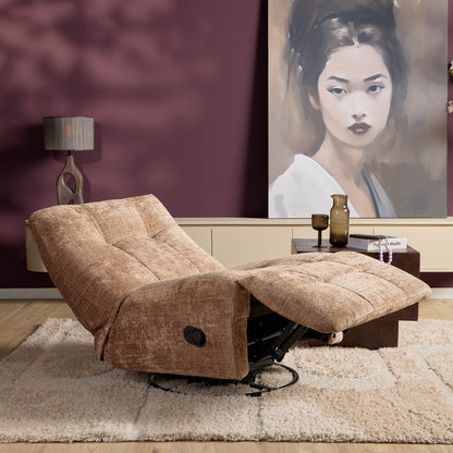 Fauteuil relax Chill en tissu Cinnamon Starfurn
