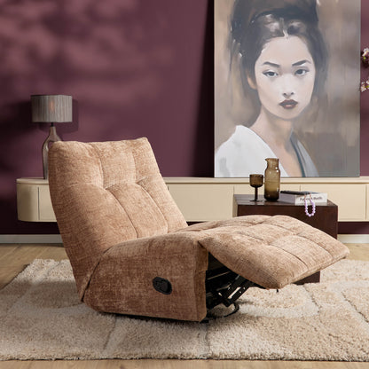 Fauteuil relax Chill en tissu Cinnamon Starfurn