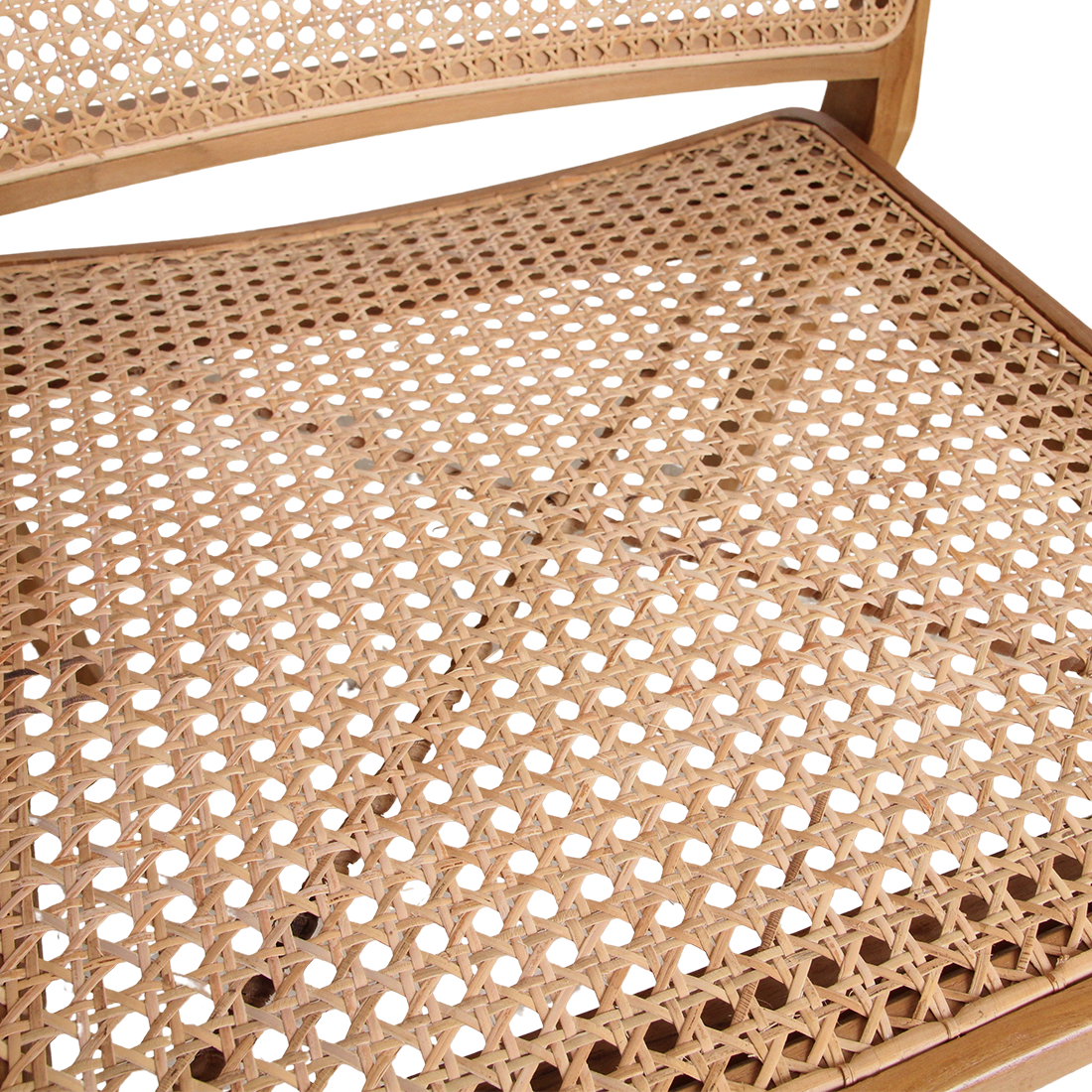 Lot de 2 chaises de salle à manger Nova en teck Raw Materials