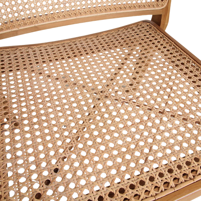 Lot de 2 chaises de salle à manger Nova en teck Raw Materials