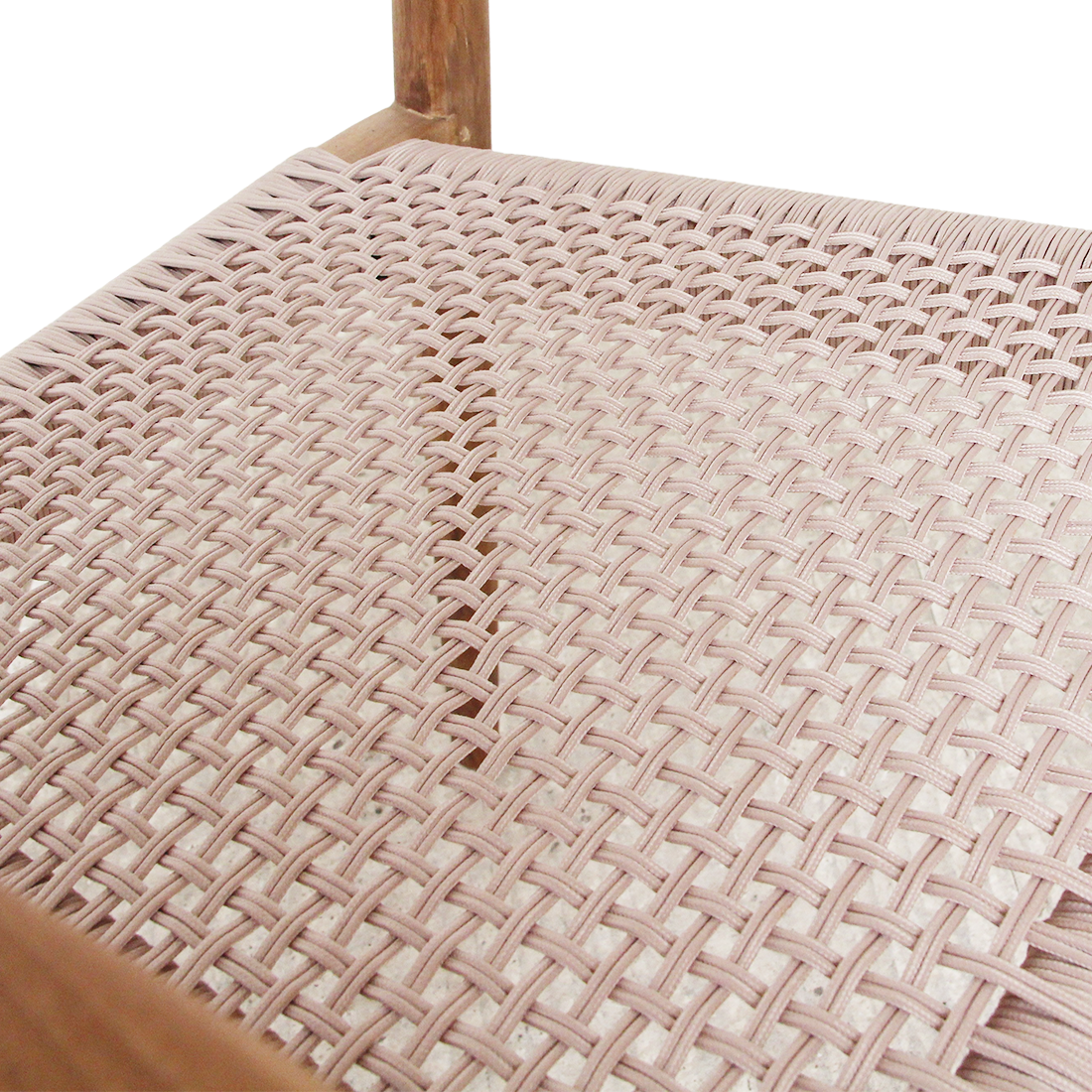 Chaise de salle à manger en teck Freya avec accoudoirs naturel lot de 2 Raw Materials