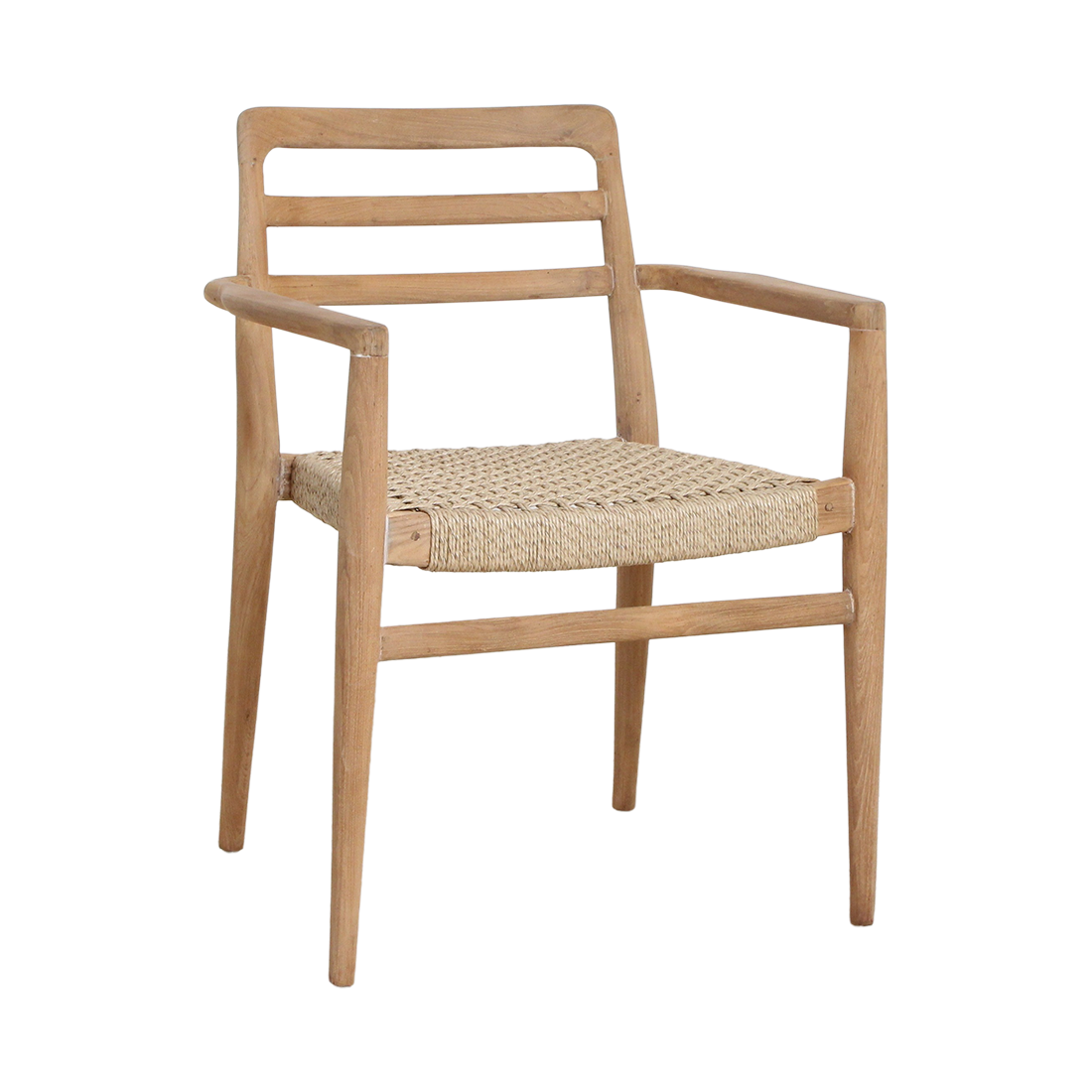 Chaise de terrasse Verano avec accoudoirs Naturel Lot de 2 Raw Materials