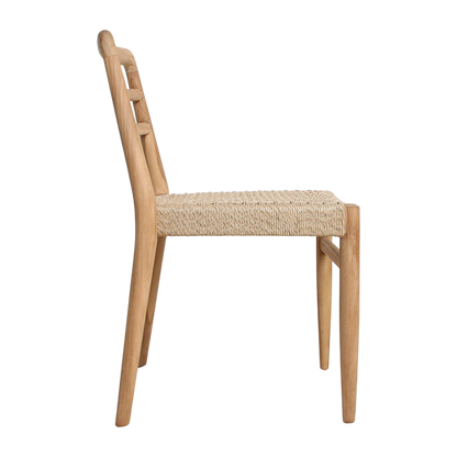 Chaise de terrasse Verano sans accoudoirs Naturel Lot de 2 Raw Materials