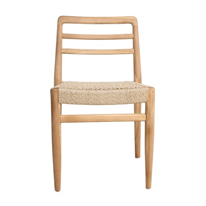 Chaise de terrasse Verano sans accoudoirs Naturel Lot de 2 Raw Materials