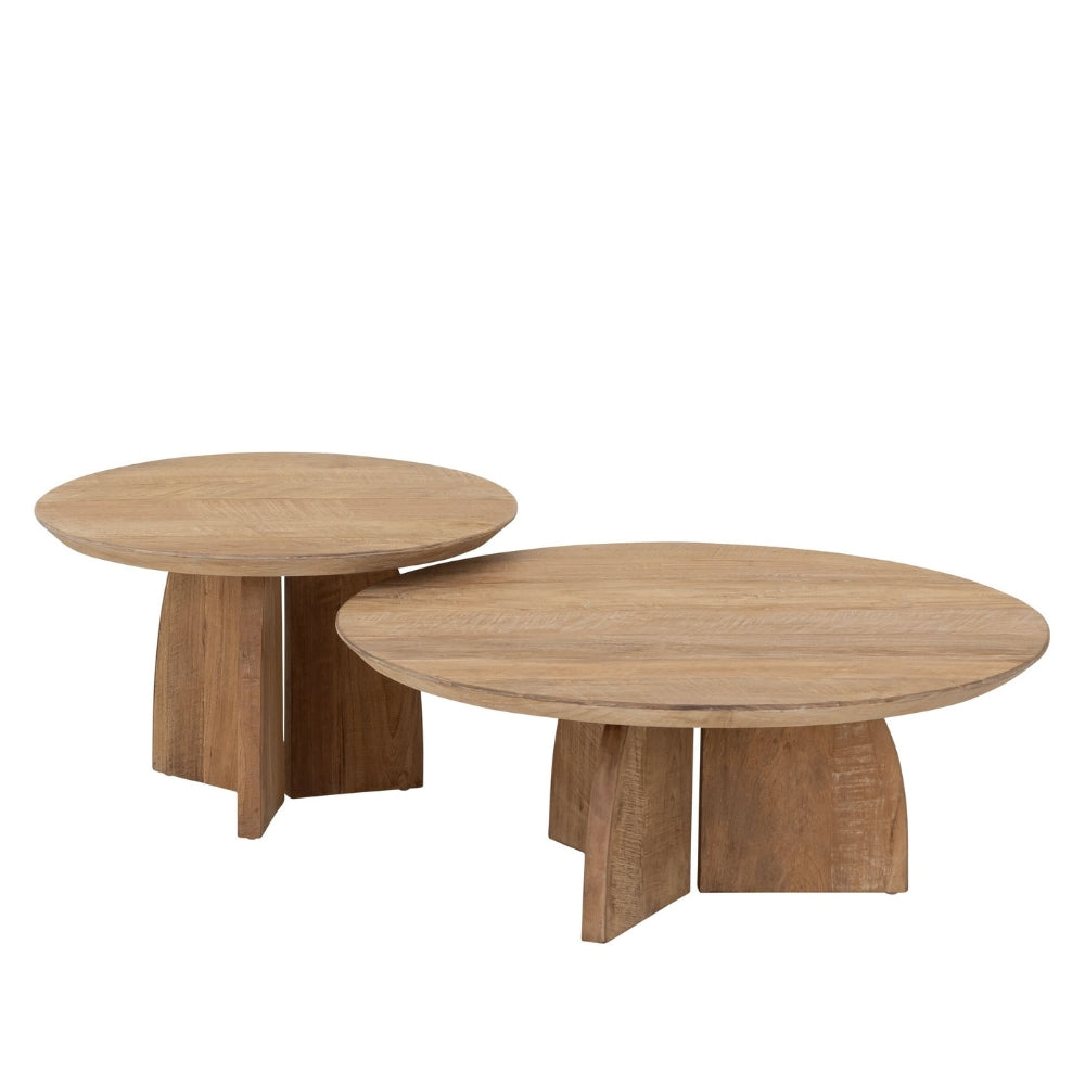 DTP Home Ensemble de 2 tables basses Nova en teck