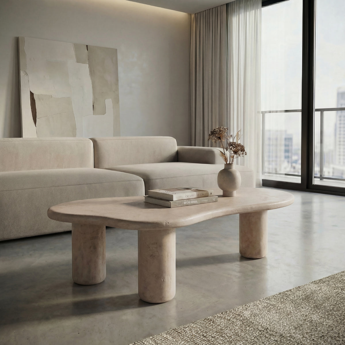DTP Home Table basse Scala Curva Sand