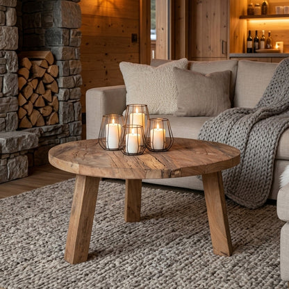 Table basse ronde Farmwood L Matières premières