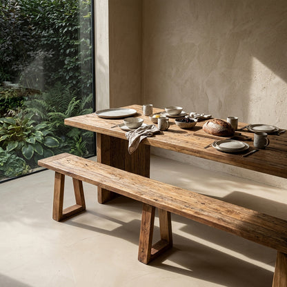 Table à manger Farmwood Waterfall - 240cm Matières brutes