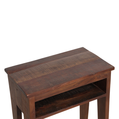 Table de chevet Factory Bois Recyclé Raw Materials