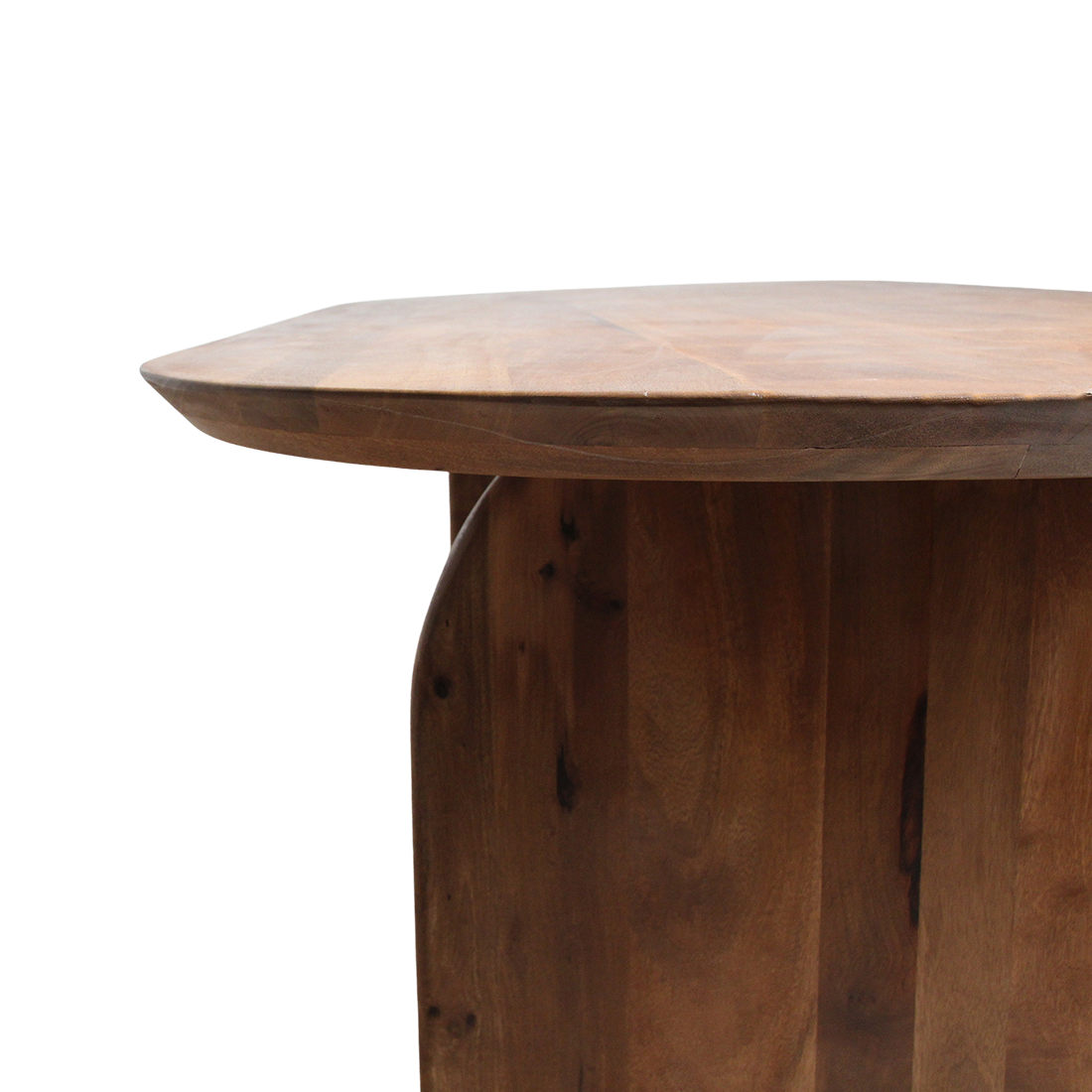 Table à manger Bullnose marron fermé 240 cm Raw Materials