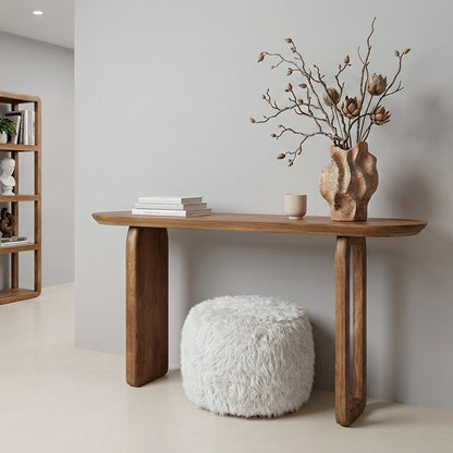 Table console Bullnose Marron Raw Materials