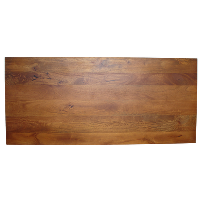 Table à manger Bullnose Chamfered Loop en bois de manguier 200 cm Matières premières