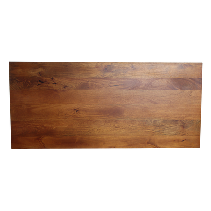 Table à manger Bullnose Chamfered Arch en bois de manguier 200 cm Matières premières