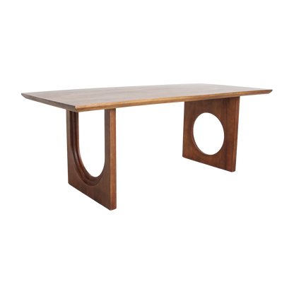 Table de salle à manger Bullnose Chamfered Mix Bois de manguier 200cm Matières premières