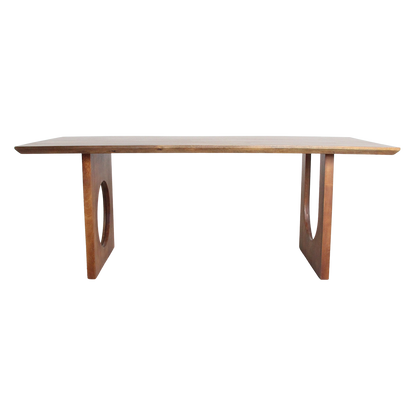 Table de salle à manger Bullnose Chamfered Mix Bois de manguier 240cm Matières premières