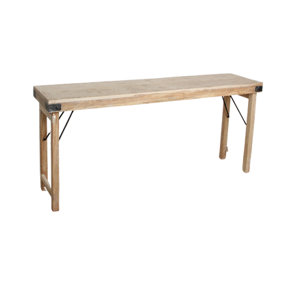 Console Rabattable Limewash  Matières Premières