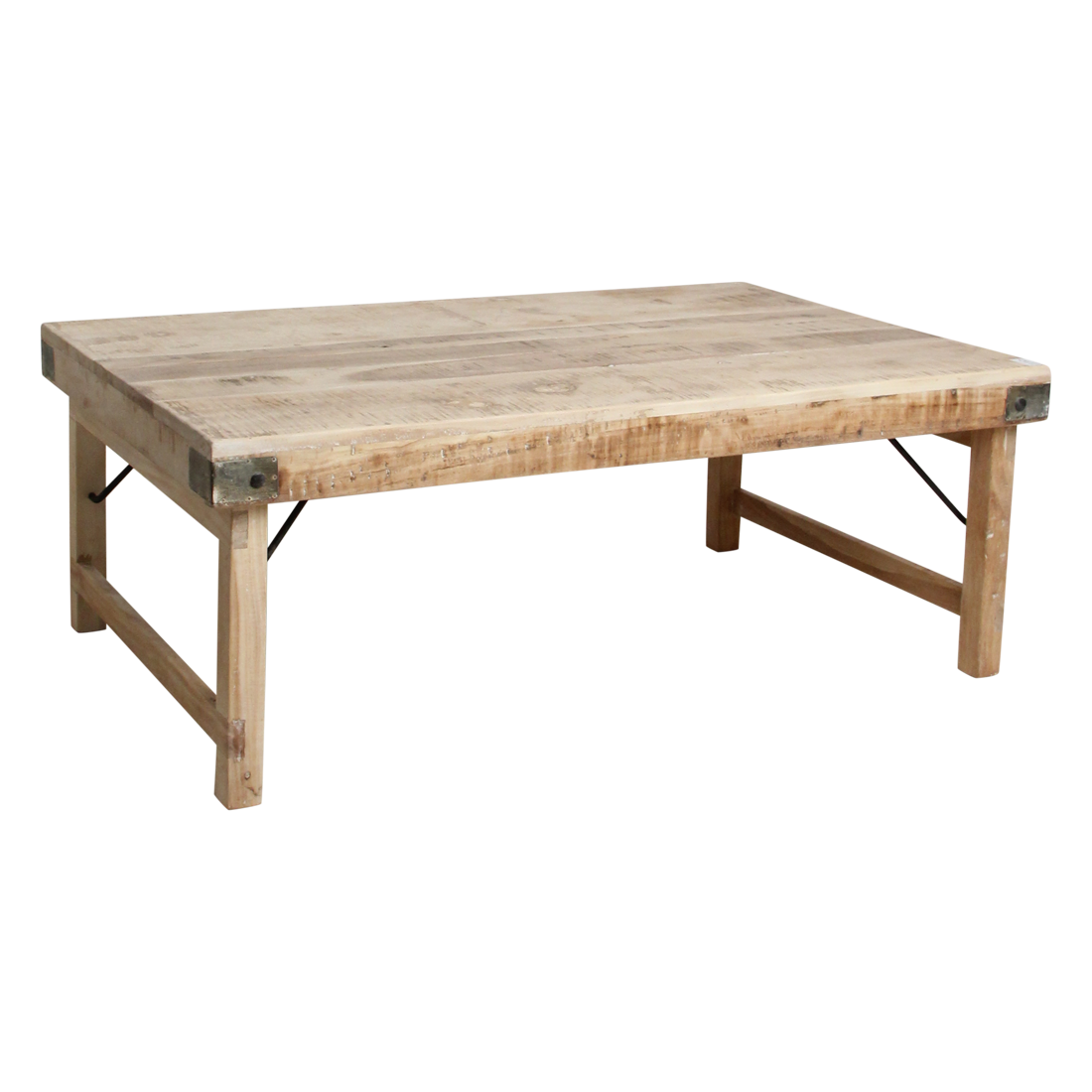 Table basse rabattable Limewash Raw Materials