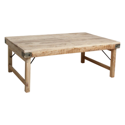 Table basse rabattable Limewash Raw Materials